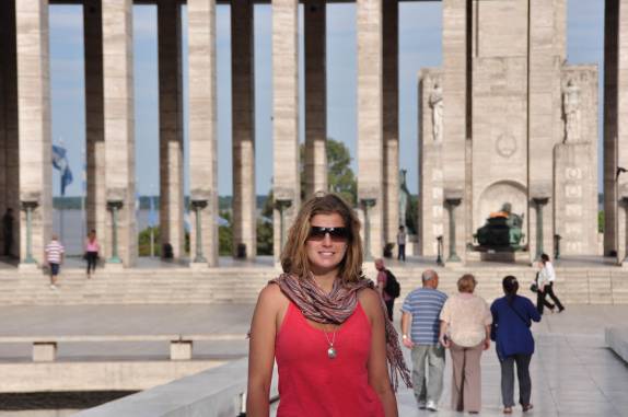 Visita ao  Monumento Nacional da Bandeira, em Rosário, na Argentina